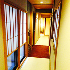 Hallway on the first floor