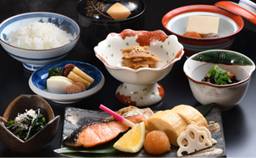 料理長の手作り和朝食